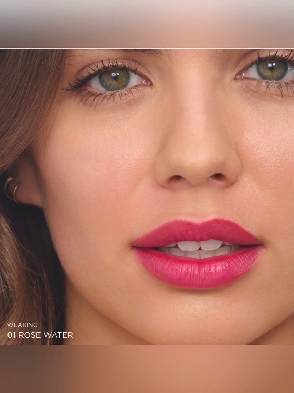 Clarins Hydrating Water Lip Stain — Bright Pink / Coral Tube